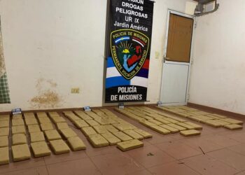 La Policía secuestró marihuana a orillas del Río Paraná