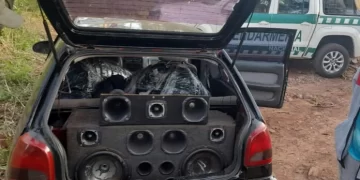 Gendarmería incautó casi 100 kilos de marihuana en Hipólito Yrigoyen