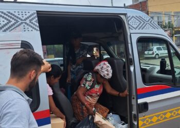 Operativo de asistencia a familias en situación de calle